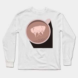 Dogs Books and Coffee Long Sleeve T-Shirt